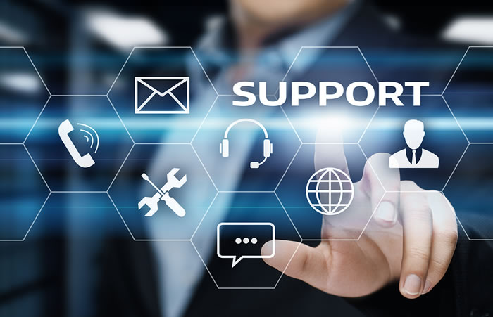 Icône Support informatique et installation systèmes